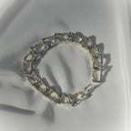 Textured link bracelet